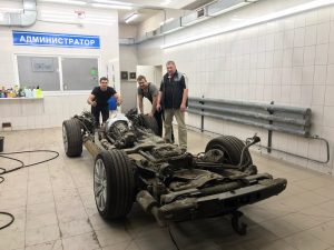 Мойка рамы Рендж Ровер Спорт