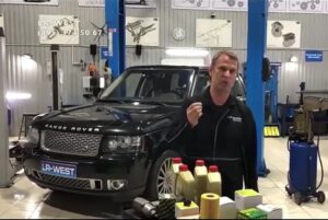 Замена масла на Range Rover