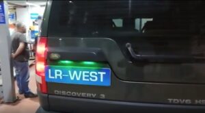 Необычная подсветка номера!