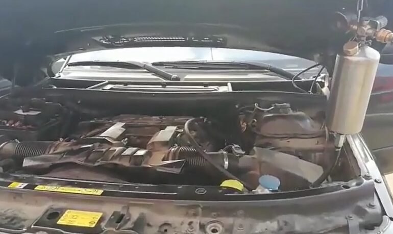 Промывка топливных форсунок на Range Rover V8 5.0 SC