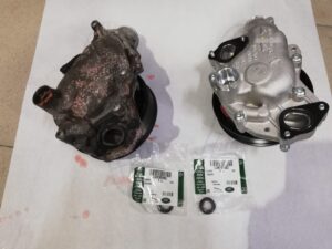 Range Rover L405 3.0 SC - течь помпы системы охлаждения