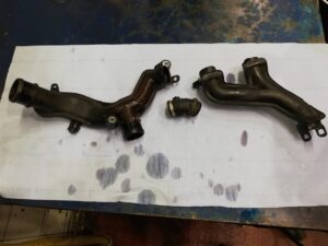 Течь антифриза на Discovery 3.0 SC - тройник нового образца