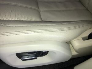 Ремонт салона Range Rover - удаление потёртостей и покраска кожи