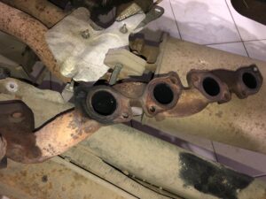 Выпускной коллекор Range Rover Sport 3.6 TDV8 - утечка выхлопных газов и посторонний свист