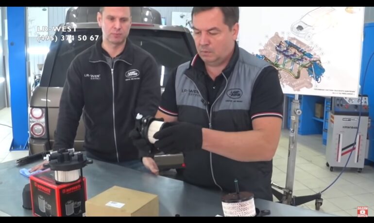 Пилим и сравниваем топливные фильтры для двигателя 2.2 TD - как отличить подделку? | Freelander 2, Evoque, Discovery Sport