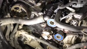 Масляный нанос или крепление натяжного ролика ГРМ 2.7 TDV6 | Необратимые последствия