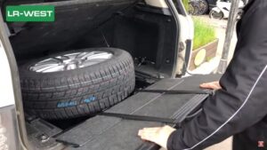 Рендж Ровер L322 | Ремни запасного колеса | Безопасное извлечение запаски