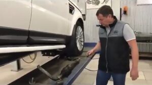 Течь заднего стабилизатора поперечной устойчивости Range Rover Sport